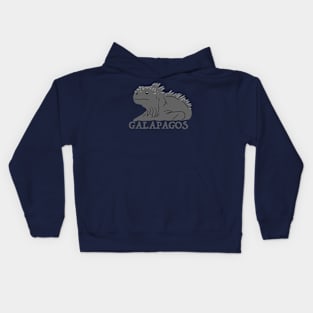 Galapagos Marine Iguana Kids Hoodie